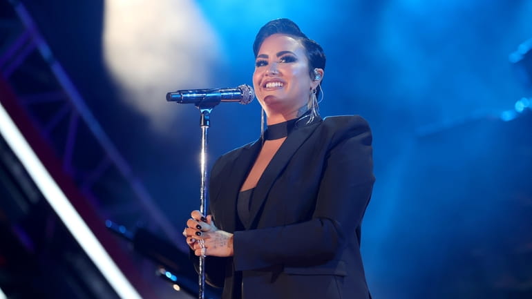 Singer-actor Demi Lovato told fans on social media that she's...