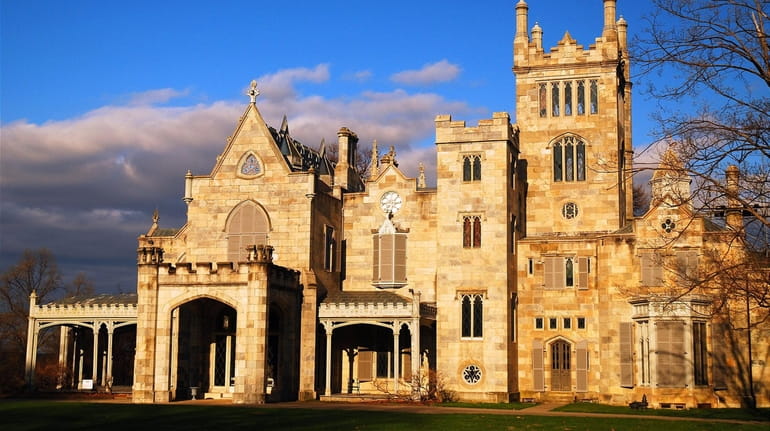 The Jay Gould estate Lyndhurst, built to resemble a medieval...