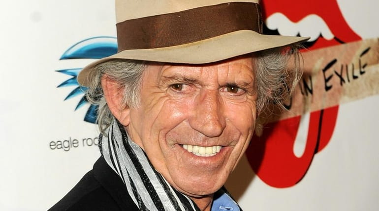Musician Keith Richards of The Rolling Stones attends the re-release...