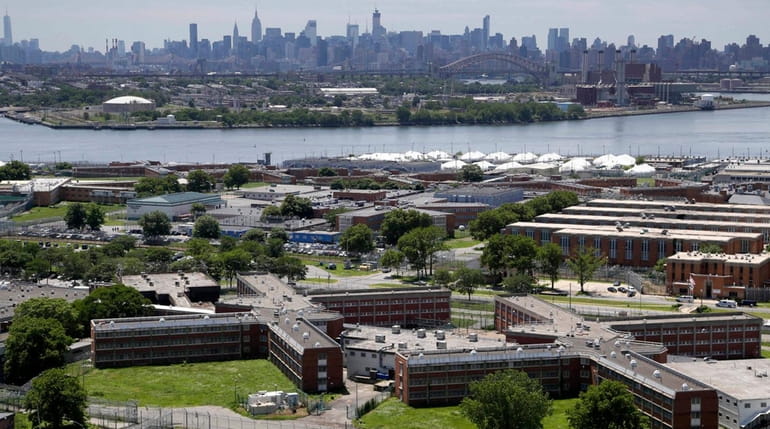 In a June 20, 2014, file photo, the Rikers Island...