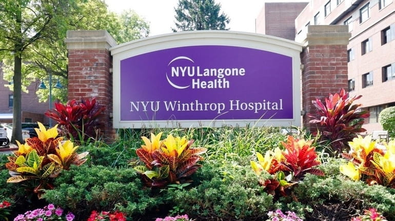 NYU Langone completed its merger with Winthrop Hospital in Mineola, seen...