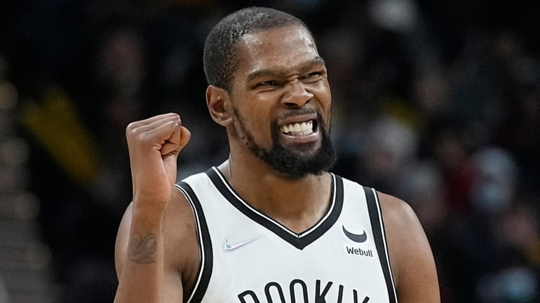 Brooklyn Nets' Kevin Durant against the Indiana Pacers, Wednesday, Jan....