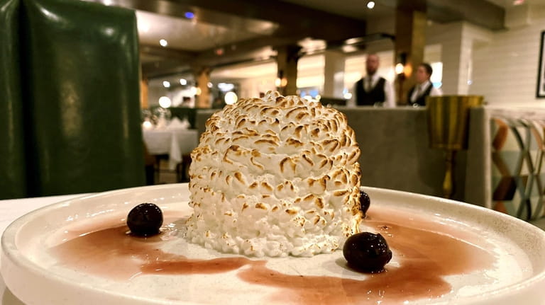 Baked Alaska is the star of the dessert menu at...
