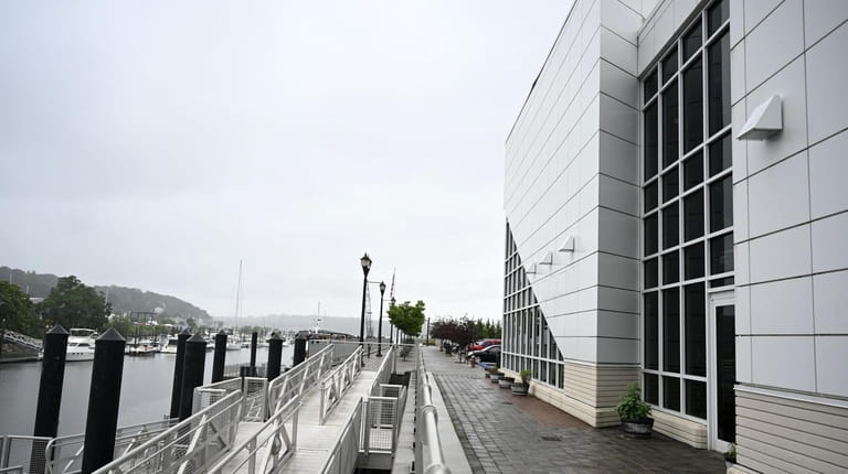 The Glen Cove Ferry Terminal and Marina area.  