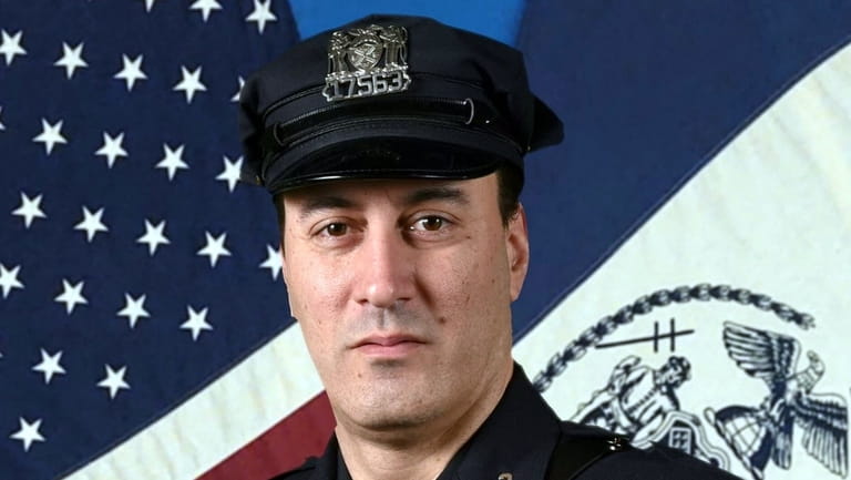 NYPD Det. Anastasios Tsakos of East Northport was killed instantly...