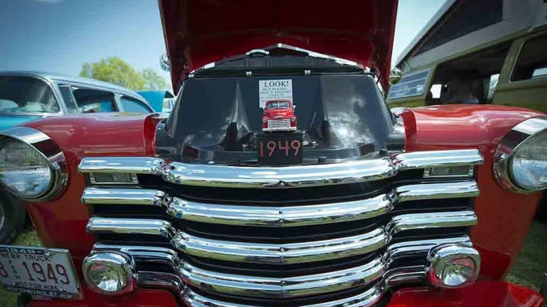 This 1949 Ford truck represent some of the old automobiles...