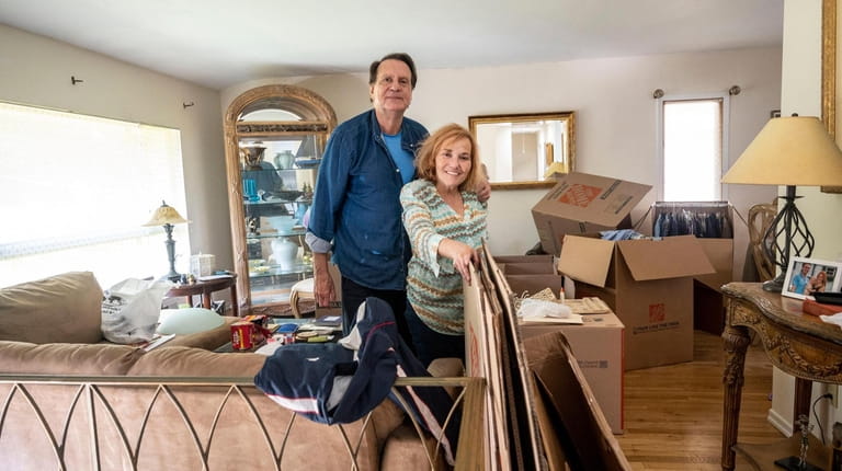 Don and Roberta Schreiner as they prepared to downsize from their...