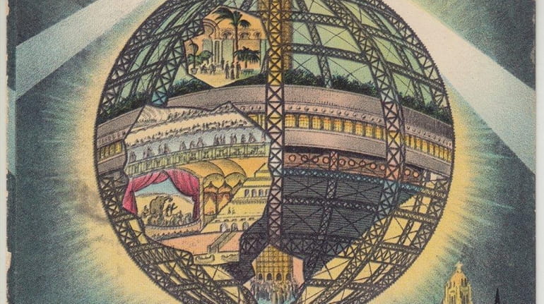 A 1906 postcard of Samuel Friede's "Coney Island Globe Tower"...