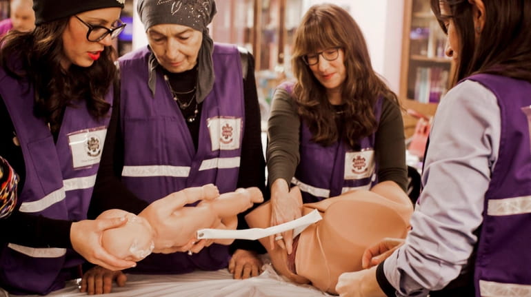 EMTS  from Brooklyn's Ezras Nashim are featured in the documentary...