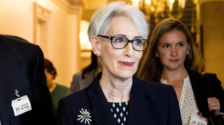 Wendy Sherman, former Under Secretary of State for Political Affairs,...