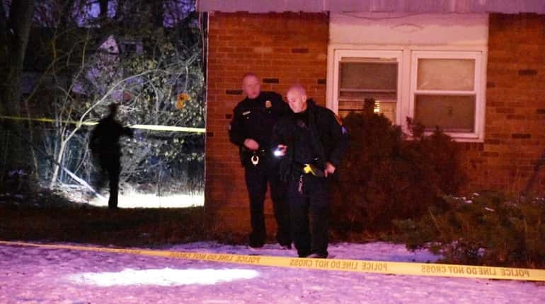 Police investigate after a man was shot at a Madison...