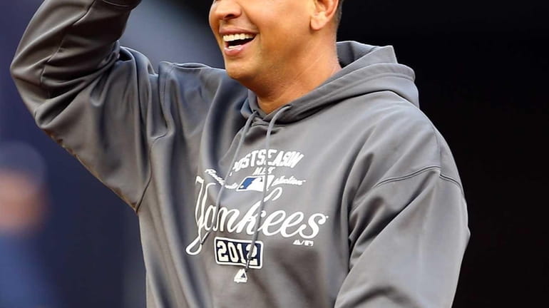 Alex Rodriguez of the New York Yankees during batting practice...
