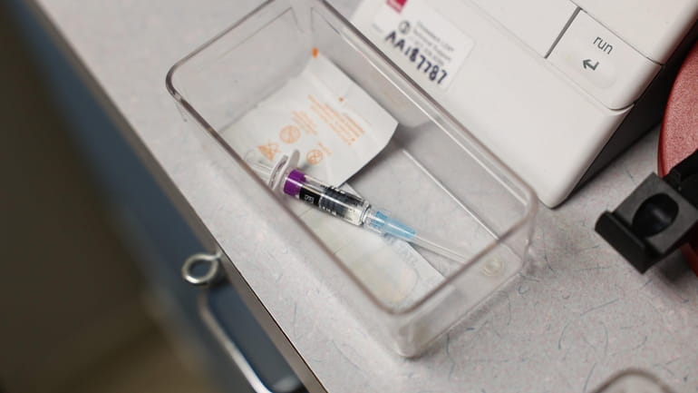 New flu cases have been declining in New York for...