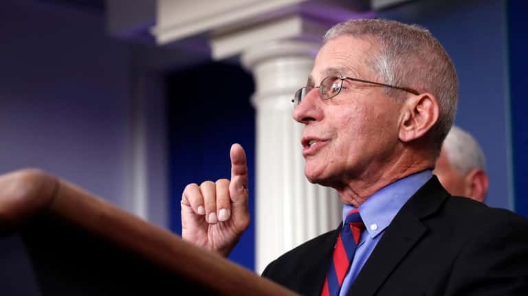 Dr. Anthony Fauci, director of the National Institute of Allergy...