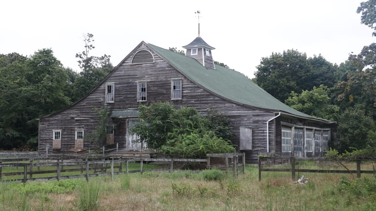 A 90-year-old Dutch Colonial barn at the Avery Homestead on...