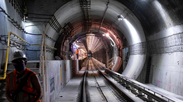 The $11.1 billion East Side Access project under construction.