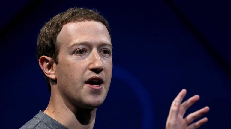 Facebook CEO Mark Zuckerberg in San Jose, California, on April...