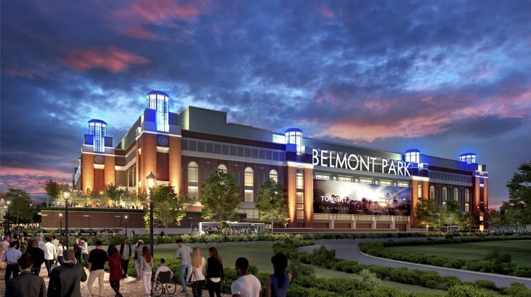 New renderings of Islanders' Belmont arena. 