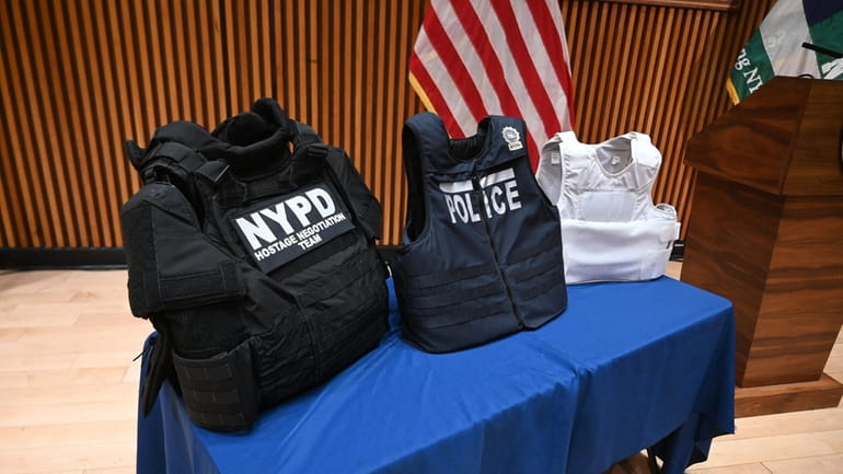 Slimmer bulletproof vests being distributed to the NYPD detective bureau,...