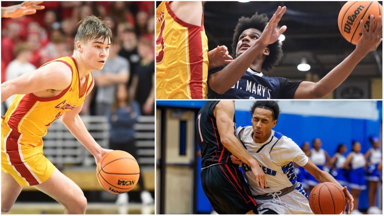 (Clockwise from left) Devin Dillon of Chaminade, Jagger Bascombe of St. Mary's...