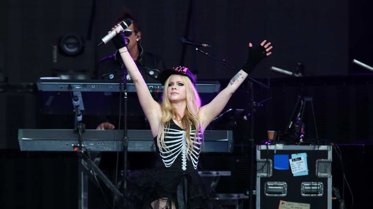 Avril Lavigne takes the stage at the Nikon Theater at...
