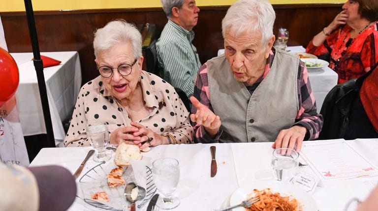Starr and Raymond Rickman, of East Meadow, celebrate 69 years...