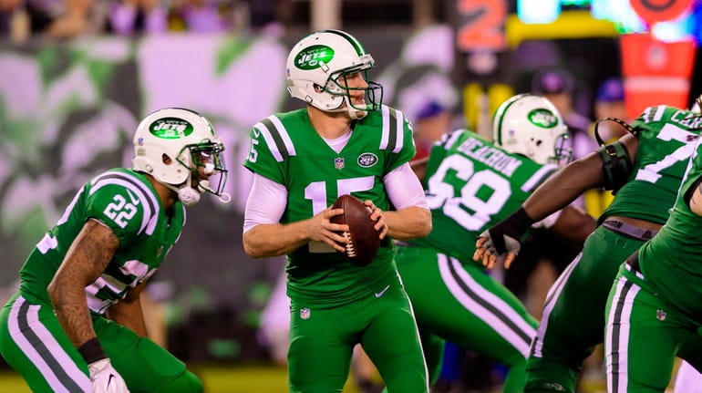 Jets quarterback Josh McCown during the second half of a...