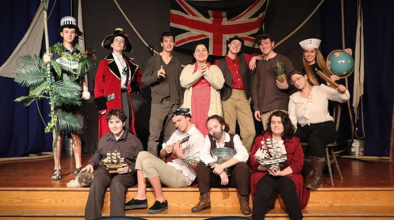 Sayville High School's Players drama club recently staged a performance...