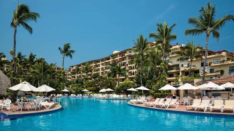 The Velas Vallarta Resort Hotel in Puerto Vallarta, Mexico, features an...