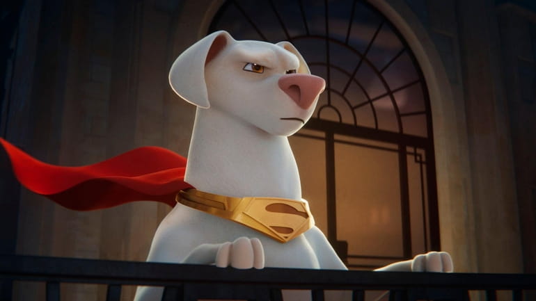 Krypto, voiced by Dwayne Johnson, appears in "DC League of...