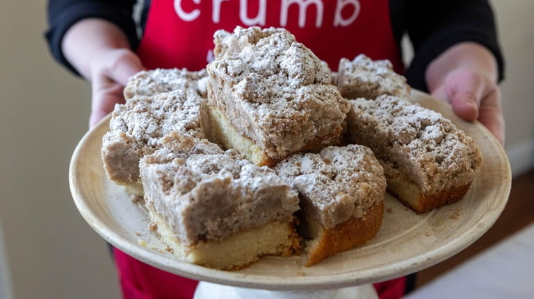 Traditional coffee cake from The Crumb Picker.