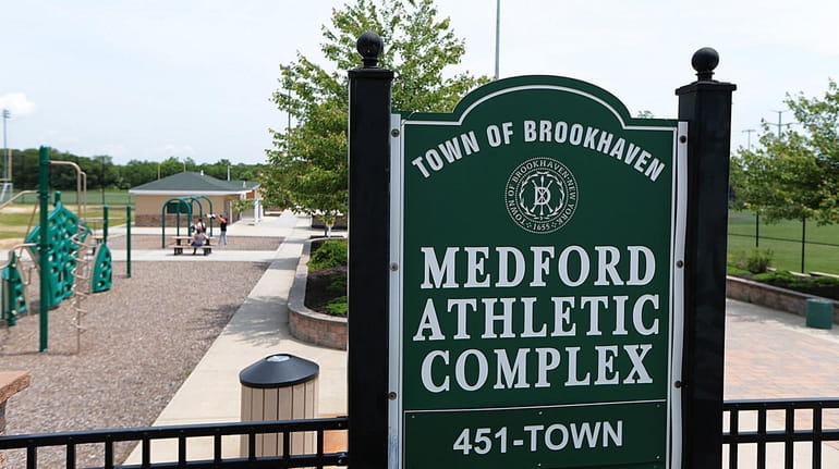 The Medford Athletic Complex on Horseblock Road in Medford on...