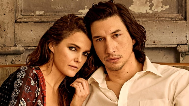 Keri Russell and Adam Driver star in Lanford Wilson's "Burn This,"...