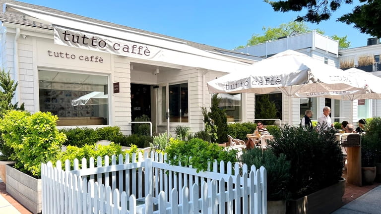 The new Tutto Caffe in East Hampton.