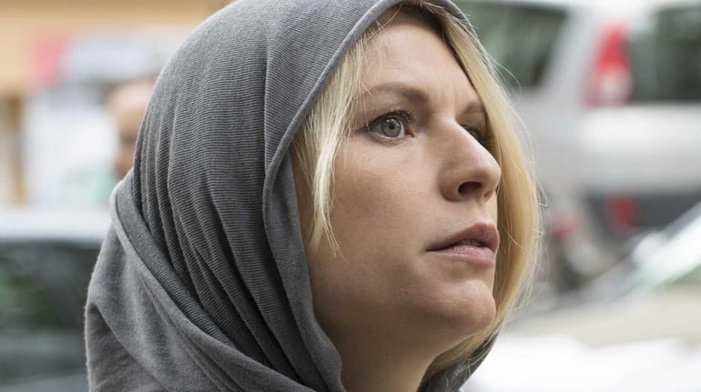 Claire Danes as Carrie Mathison in a "Homeland" scene from...