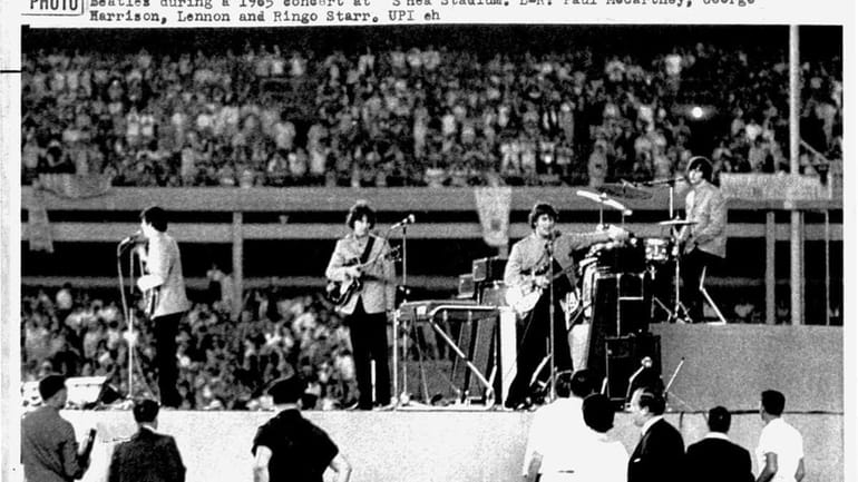 Screaming fans filled Shea Stadium in 1965 to see The...