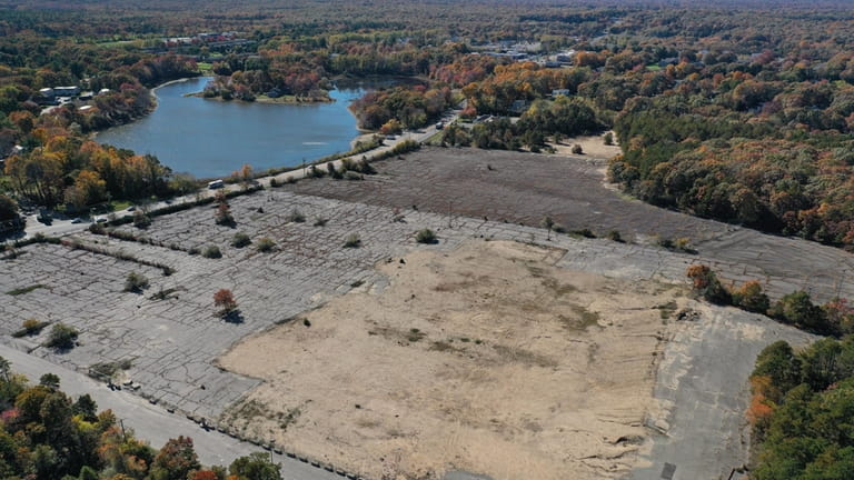 Suffolk County and Brookhaven officials long have eyed the site of...