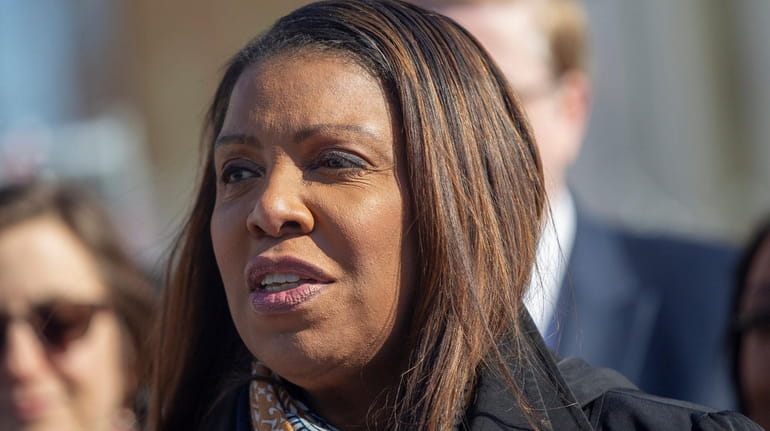 New York Attorney General Letitia James on Feb. 26 in...