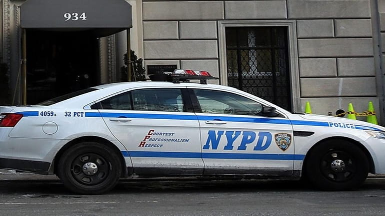 A police car in Manhattan on Jan. 7, 2015.