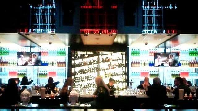 The bar at Monsoon Asian Kitchen and Lounge in Babylon....