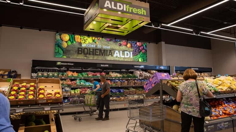 The Aldi grocer in Bohemia on Aug. 25.