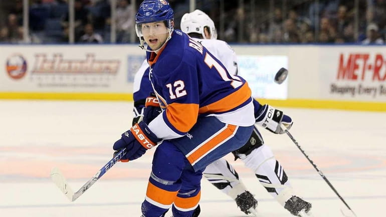 The Islanders' Josh Bailey skates against the Tampa Bay Lightning....