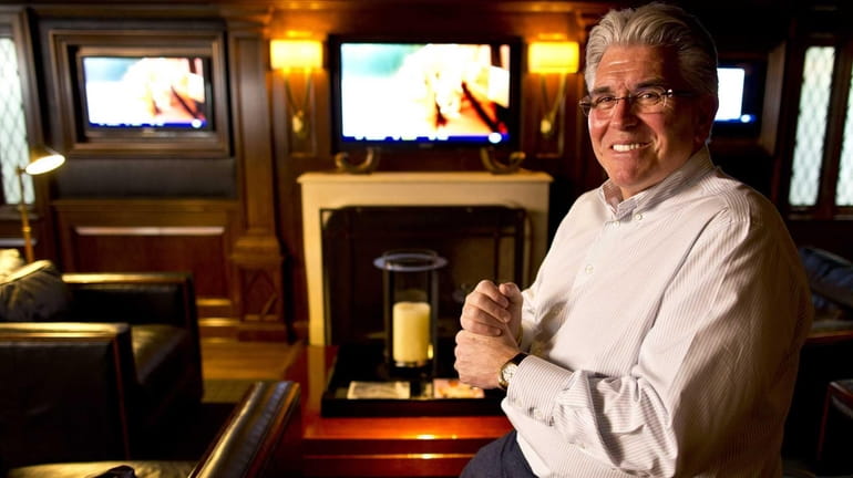 Mike Francesa is shown in his home in Manhasset on...