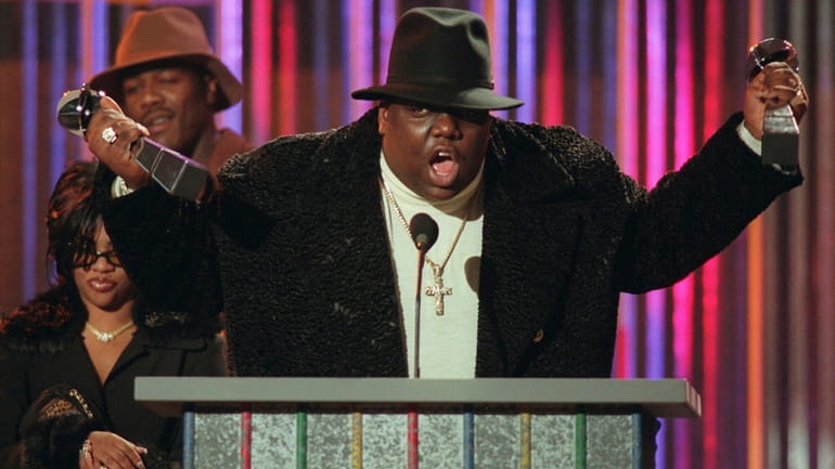 Notorious B.I.G., who won rap artist and rap single of...