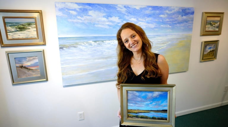 Artist Christine D'Addario said she's wanted a gallery, since she...