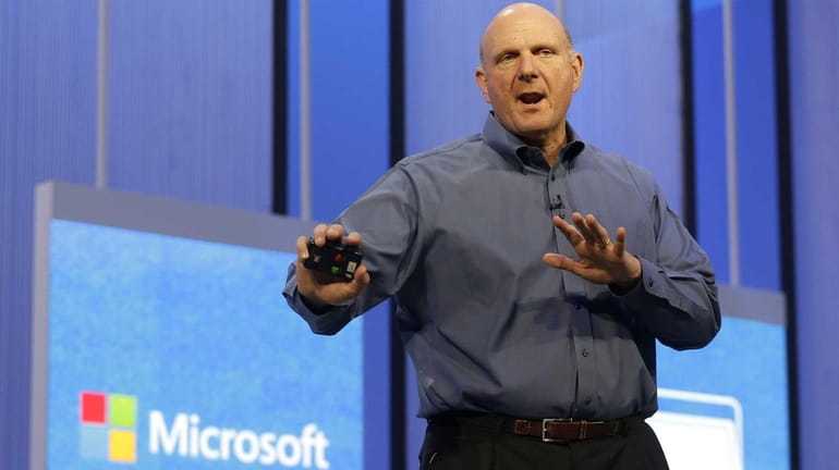 Microsoft CEO Steve Ballmer, in a conference call with reporters...