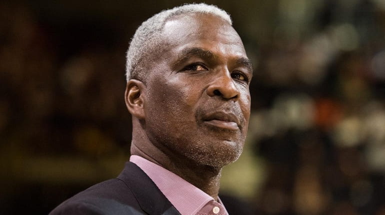 Killer 3's coach and former Knick Charles Oakley at The...