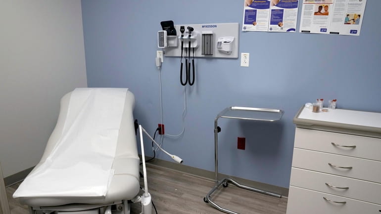 An exam room is seen inside Planned Parenthood on March...