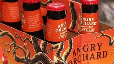 Angry Orchard cider.