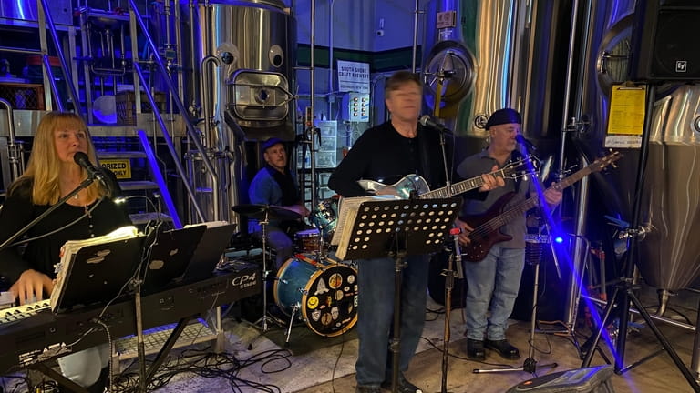 Acoustic Blue performs at South Shore Craft Brewery in Oceanside. 